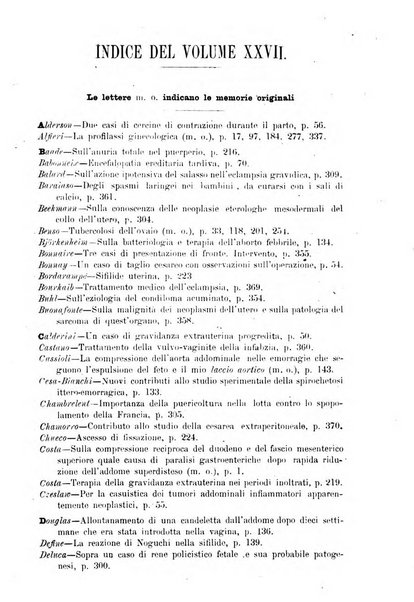 La rassegna d'ostetricia e ginecologia