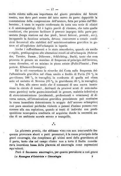 La rassegna d'ostetricia e ginecologia