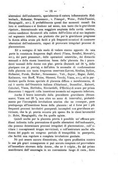 La rassegna d'ostetricia e ginecologia