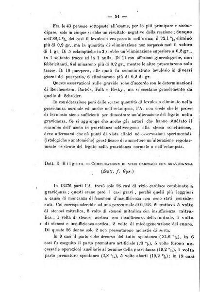 La rassegna d'ostetricia e ginecologia