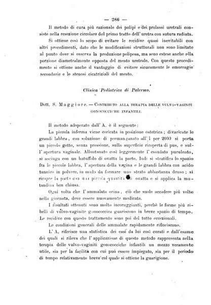 La rassegna d'ostetricia e ginecologia