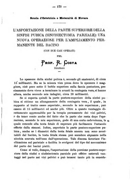 La rassegna d'ostetricia e ginecologia