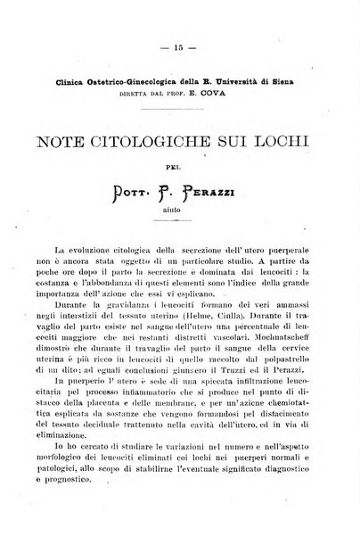 La rassegna d'ostetricia e ginecologia