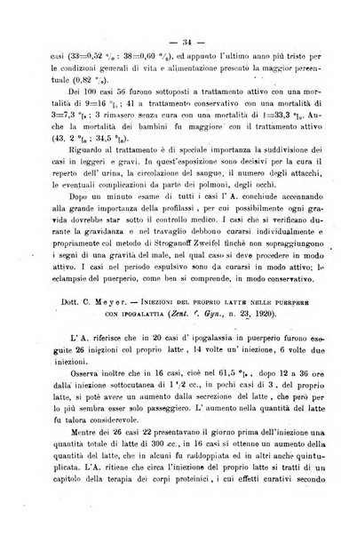 La rassegna d'ostetricia e ginecologia