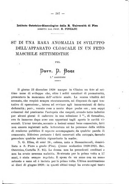 La rassegna d'ostetricia e ginecologia