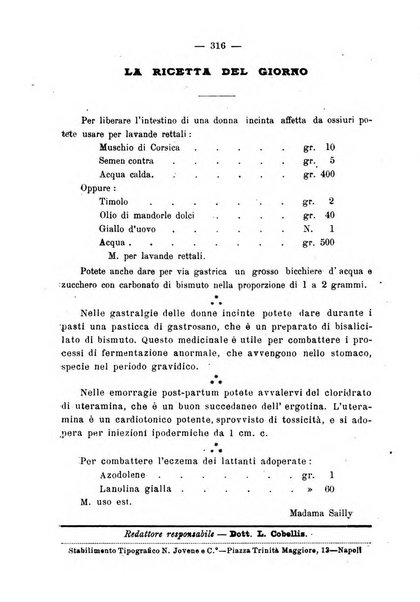 La rassegna d'ostetricia e ginecologia