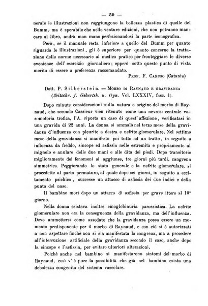 La rassegna d'ostetricia e ginecologia