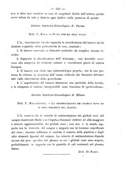 La rassegna d'ostetricia e ginecologia