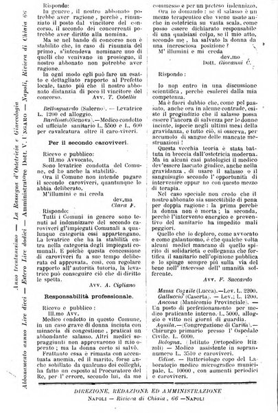 La rassegna d'ostetricia e ginecologia