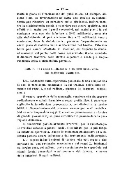 La rassegna d'ostetricia e ginecologia