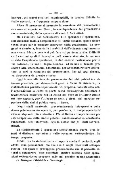 La rassegna d'ostetricia e ginecologia