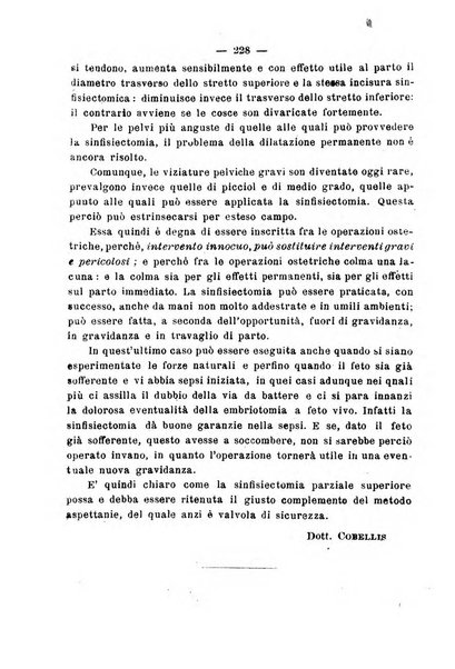 La rassegna d'ostetricia e ginecologia