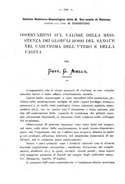 La rassegna d'ostetricia e ginecologia