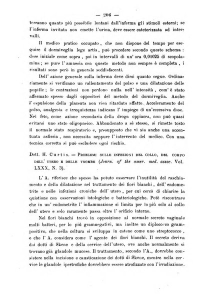 La rassegna d'ostetricia e ginecologia