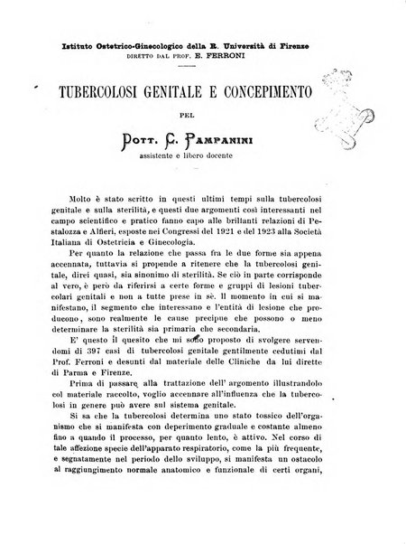 La rassegna d'ostetricia e ginecologia