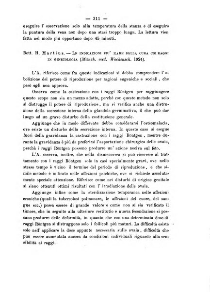 La rassegna d'ostetricia e ginecologia