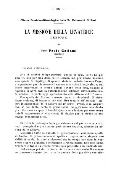 La rassegna d'ostetricia e ginecologia