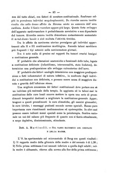 La rassegna d'ostetricia e ginecologia