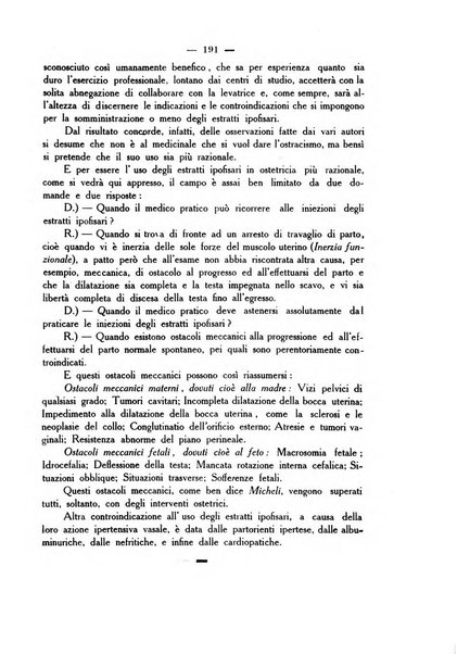 La rassegna d'ostetricia e ginecologia