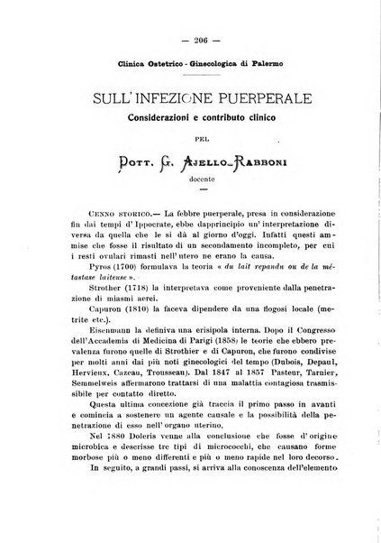 La rassegna d'ostetricia e ginecologia