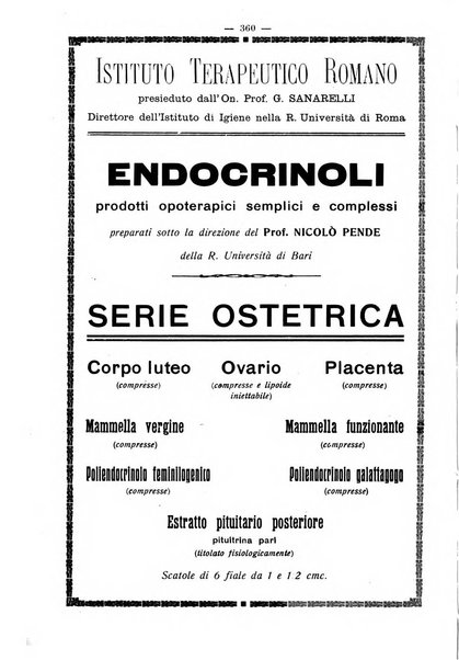 La rassegna d'ostetricia e ginecologia