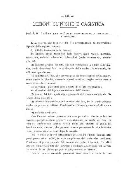 La rassegna d'ostetricia e ginecologia