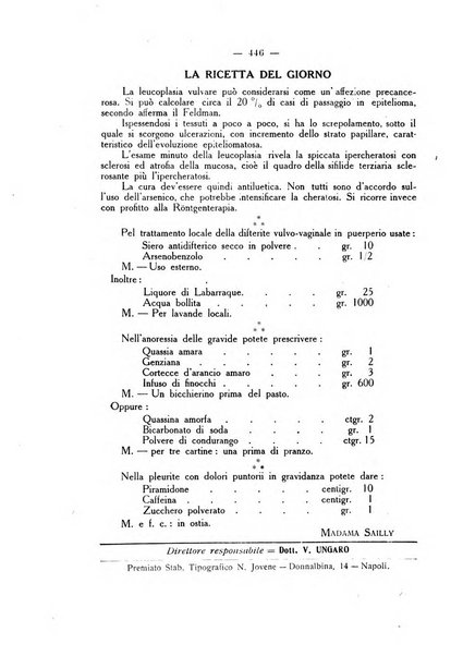 La rassegna d'ostetricia e ginecologia