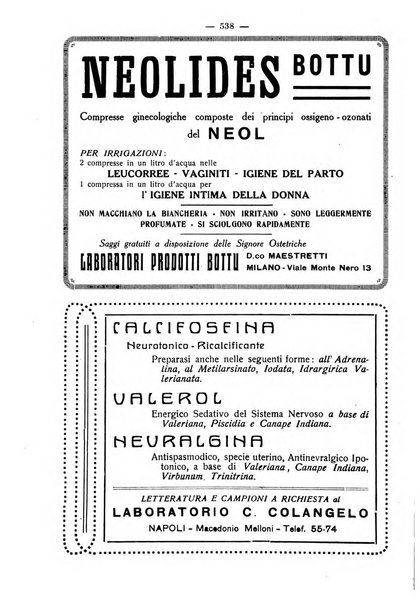 La rassegna d'ostetricia e ginecologia