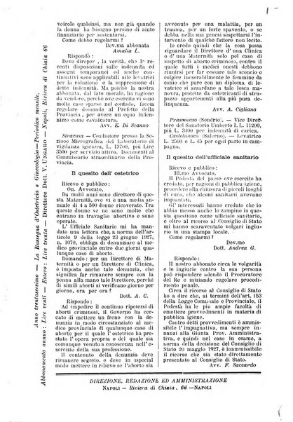 La rassegna d'ostetricia e ginecologia