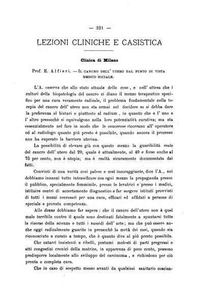 La rassegna d'ostetricia e ginecologia