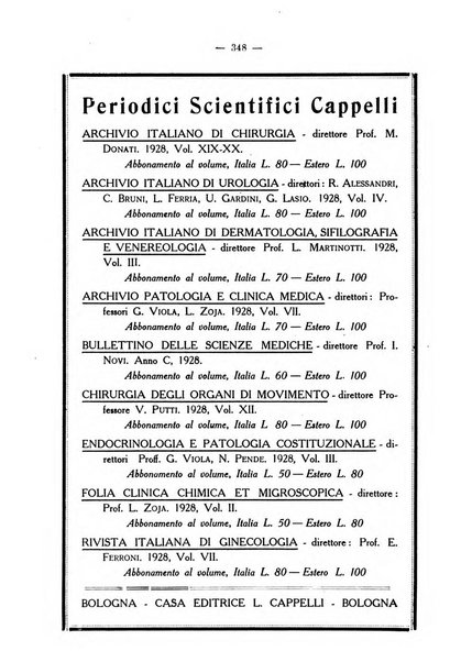 La rassegna d'ostetricia e ginecologia