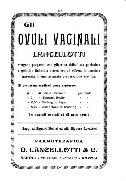 La rassegna d'ostetricia e ginecologia