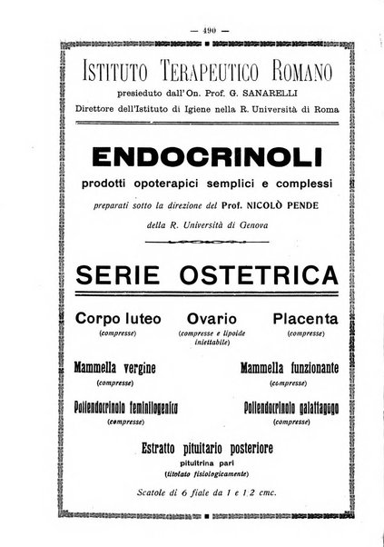 La rassegna d'ostetricia e ginecologia