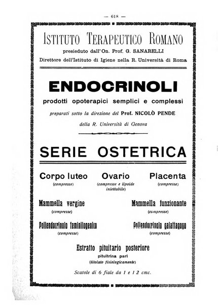 La rassegna d'ostetricia e ginecologia