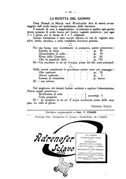 La rassegna d'ostetricia e ginecologia