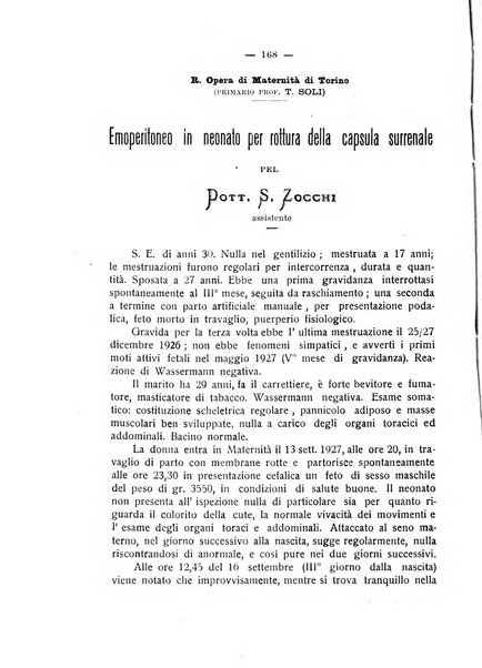 La rassegna d'ostetricia e ginecologia