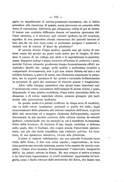 La rassegna d'ostetricia e ginecologia