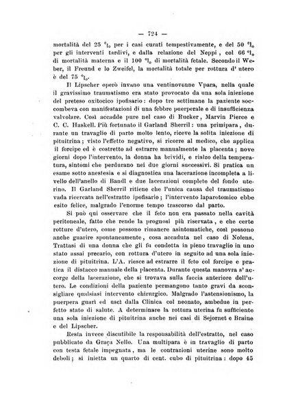 La rassegna d'ostetricia e ginecologia