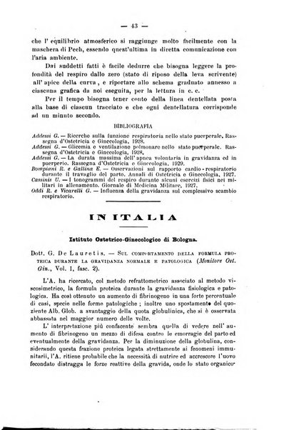 La rassegna d'ostetricia e ginecologia