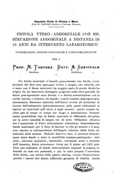 La rassegna d'ostetricia e ginecologia