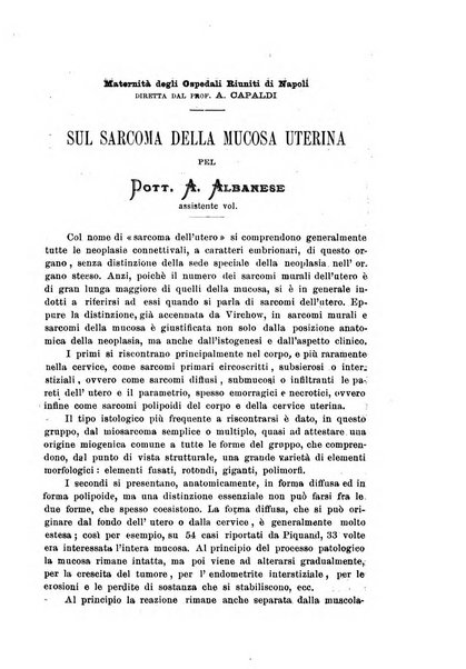 La rassegna d'ostetricia e ginecologia