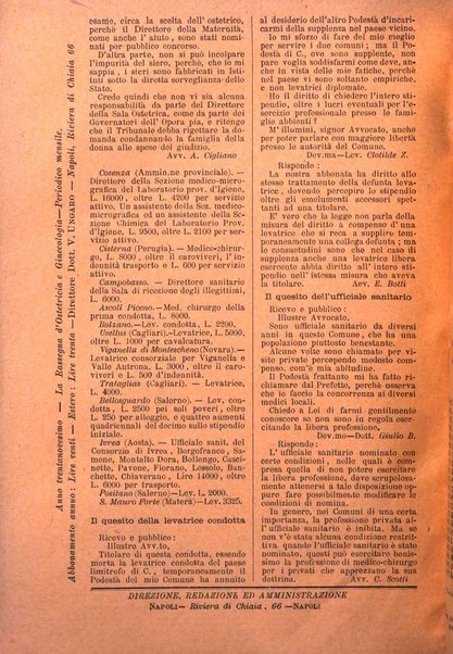 La rassegna d'ostetricia e ginecologia