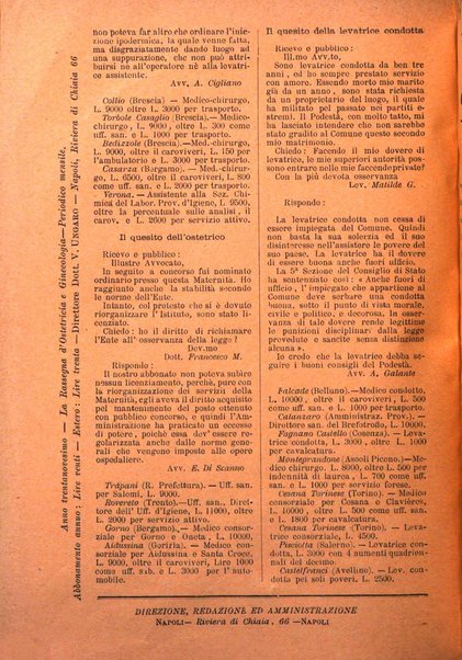 La rassegna d'ostetricia e ginecologia