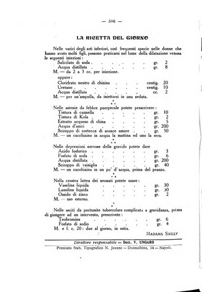 La rassegna d'ostetricia e ginecologia