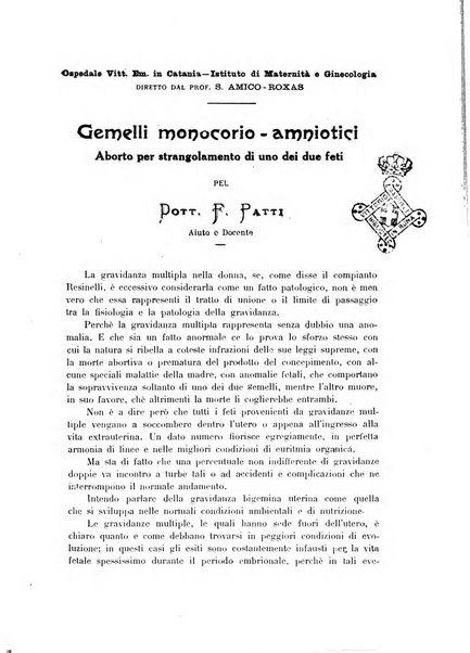 La rassegna d'ostetricia e ginecologia