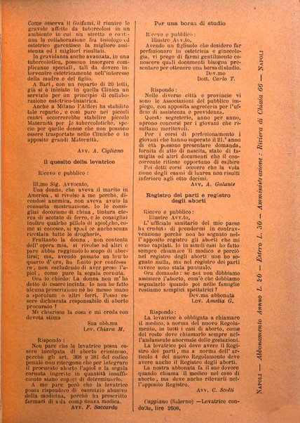 La rassegna d'ostetricia e ginecologia