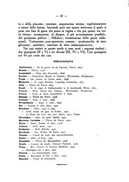 La rassegna d'ostetricia e ginecologia