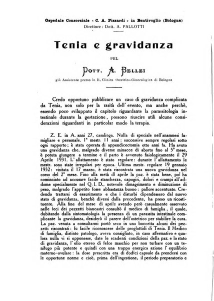 La rassegna d'ostetricia e ginecologia