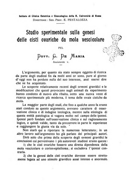 La rassegna d'ostetricia e ginecologia