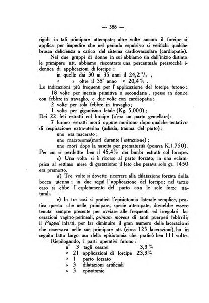 La rassegna d'ostetricia e ginecologia